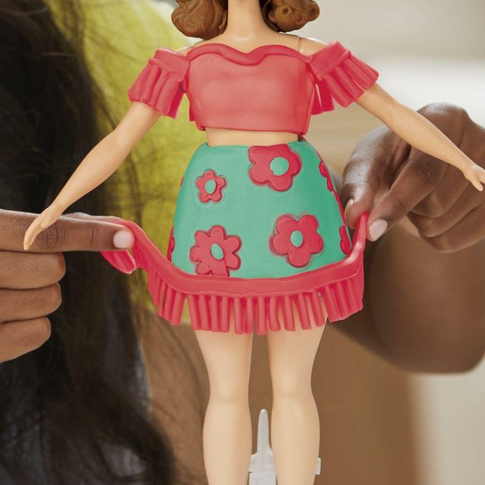 Juego de Plastilina Play-Doh Florals & Fringe Multicolor 2 Juego de Plastilina Play-Doh Florals & Fringe Multicolor 2