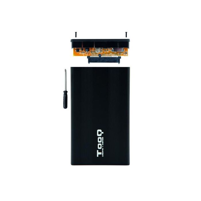 Tooq TQE-2510B Caja Externa para Disco Duro de 2.5" USB 2.0 Negro Aluminio 2 Tooq TQE-2510B Caja Externa para Disco Duro de 2.5" USB 2.0 Negro Aluminio 2