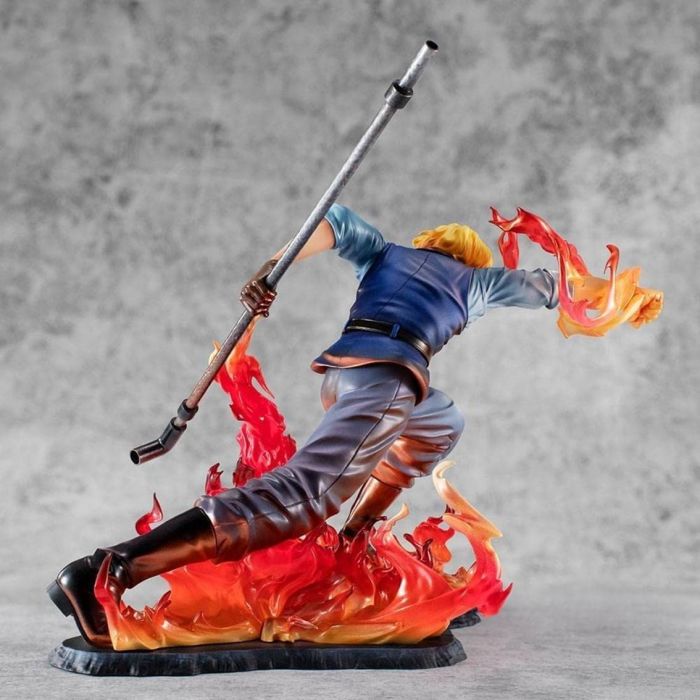Megahouse Figura PVC One Piece Sabo Puño de Fuego Hikken 15cm 2