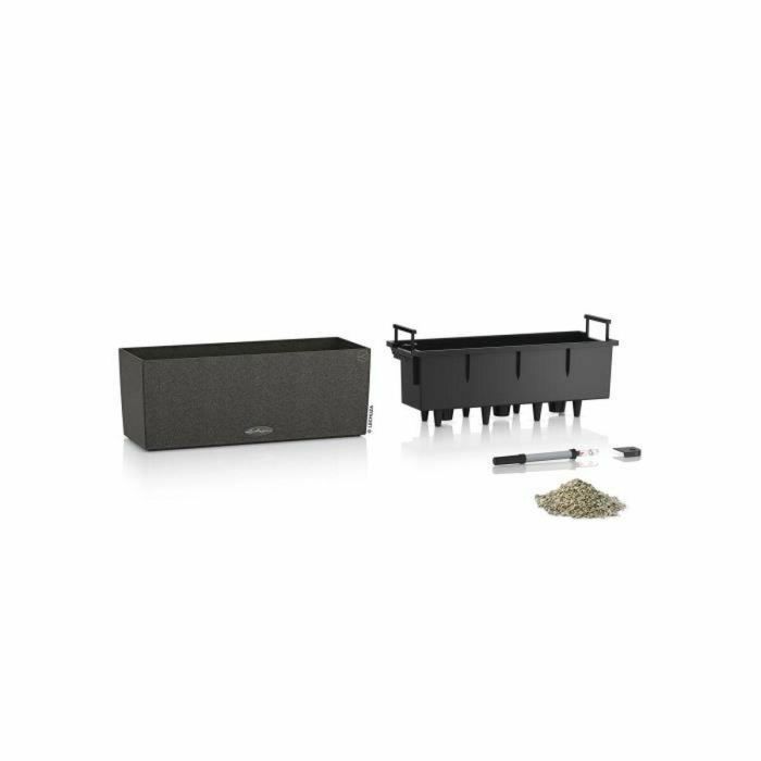 Lechuza LEC4008789156525 Jardinera Balconera Stone 50 Todo en Uno Negro 3