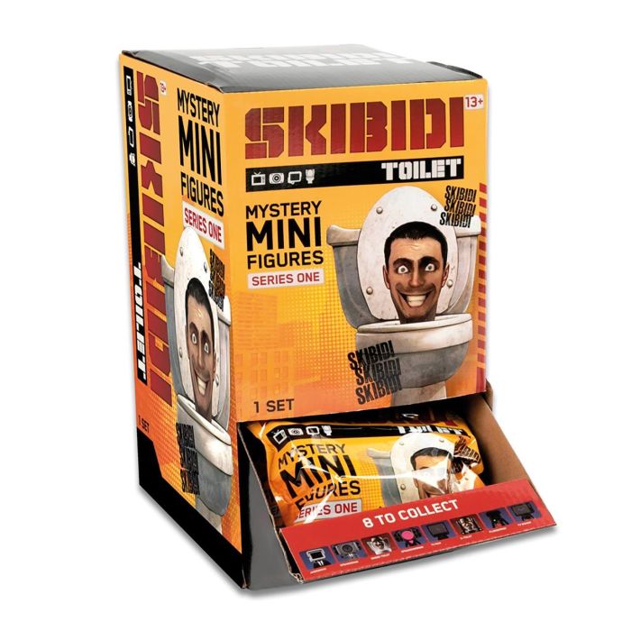 Toy Partner S1 1300 Mini Figuras Skibidi Toilet Coleccionables Mystery Sorpresa Surtidas Pack con Personaje Aleatorio +3 Años 3 Toy Partner S1 1300 Mini Figuras Skibidi Toilet Coleccionables Mystery Sorpresa Surtidas Pack con Personaje Aleatorio +3 Años 3