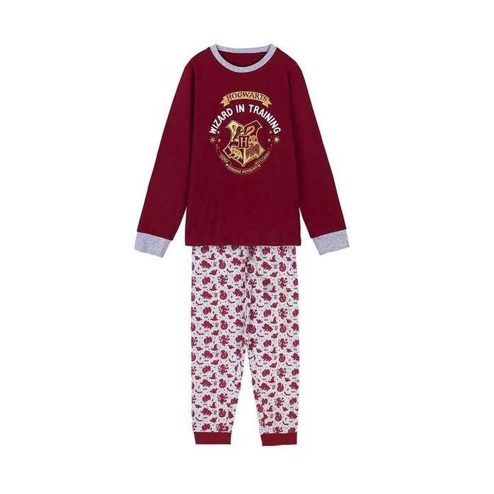 Cerdá Pijama Largo Single Jersey Harry Potter DARK RED Talla 8 años Cerdá Pijama Largo Single Jersey Harry Potter DARK RED Talla 8 años