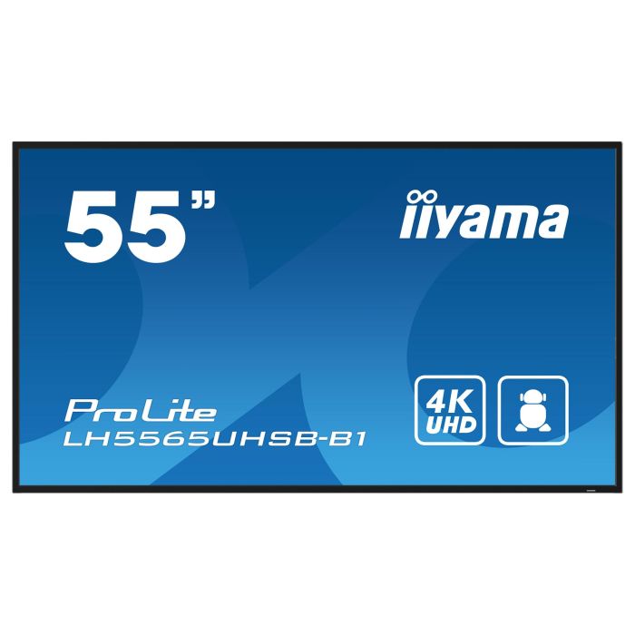 iiyama LH5565UHSB-B1 Monitor 55" 4K UHD IPS 60Hz 24/7 Negro 1 iiyama LH5565UHSB-B1 Monitor 55" 4K UHD IPS 60Hz 24/7 Negro 1