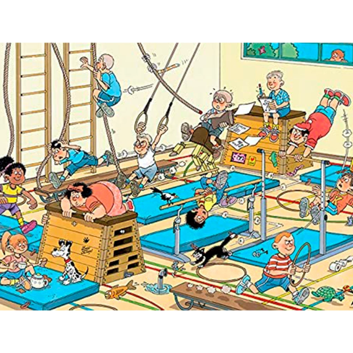 Jumbo Puzle Jumbo Jan Van Haasteren Clase de Gym 240 Piezas 2 Jumbo Puzle Jumbo Jan Van Haasteren Clase de Gym 240 Piezas 2