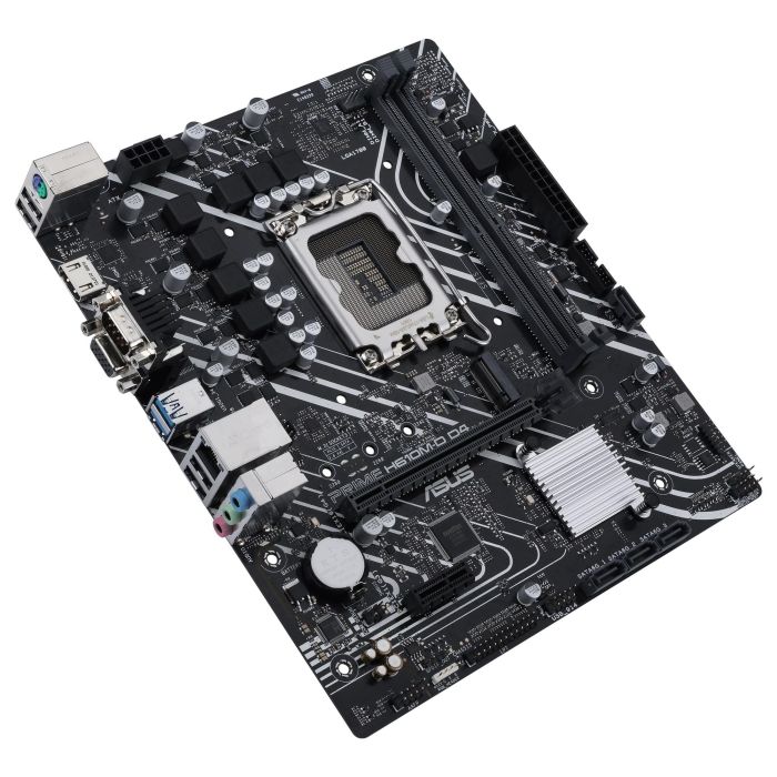 ASUS 90MB1A00-M0EAY0 Placa Base H610M-D D4 para Intel 1700, 2x DDR4, HDMI, M.2, PCIe 3.0, 4x SATA3, USB3.2 MATX 4
