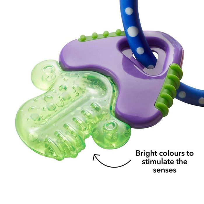 Nuby Anillo de Dentición Llaves de Refrigeración 4m+ Multicolor 5