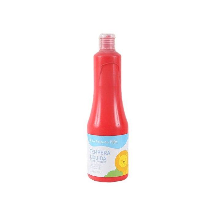 Tempera La Pajarita Liquida 500 Ml (Botella) Bermellon Tl-05