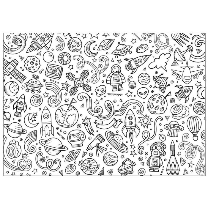 Jeux 2 momes Juego de 10 Individuales para Colorear 2 momes 30x42 cm 3