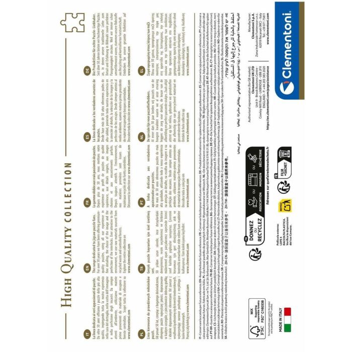 Clementoni Puzzle Compacto 1000 Piezas El Hombre de la Motosierra CLE8005125375080 10