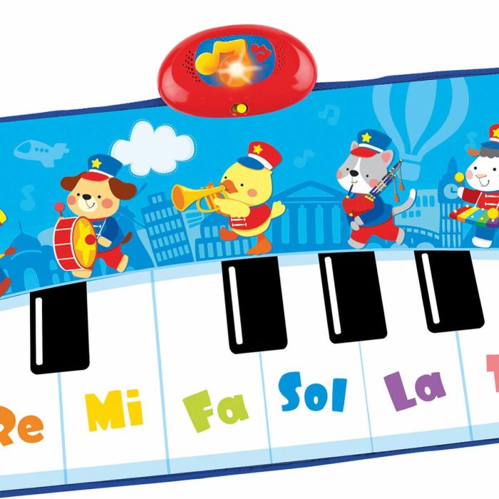 Piano de juguete Winfun 90 x 0,5 x 38 cm Azul Animales (6 Unidades) 3 Piano de juguete Winfun 90 x 0,5 x 38 cm Azul Animales (6 Unidades) 3