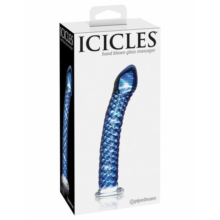 Dildo Pipedream Icicles Azul 4