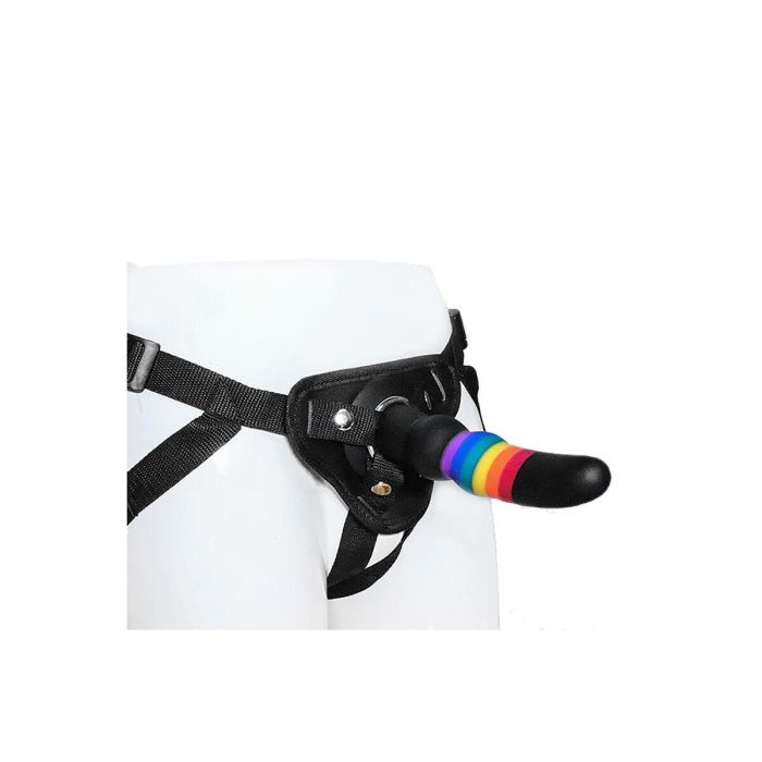 Consolador con arnés Dream Toys Colourful Love 3 Consolador con arnés Dream Toys Colourful Love 3