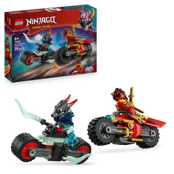 LEGO 71838 NINJAGO Kai y la Carrera de Motos - Set de construcción para niños 6+ años
