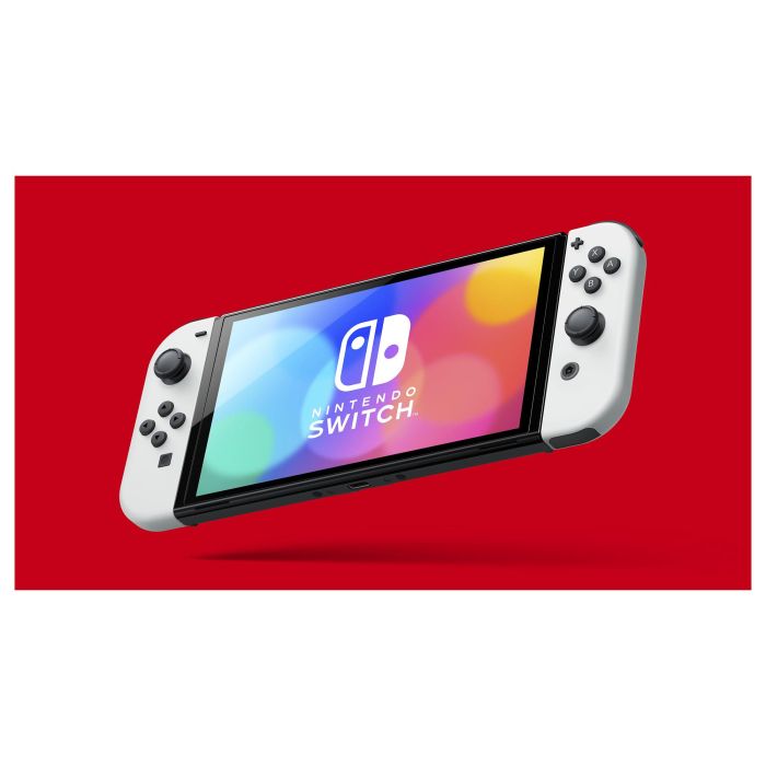 Nintendo Switch OLED Blanca - Consola de Videojuegos con Pantalla OLED de 7 Pulgadas y 64 GB Nintendo Switch OLED Blanca - Consola de Videojuegos con Pantalla OLED de 7 Pulgadas y 64 GB