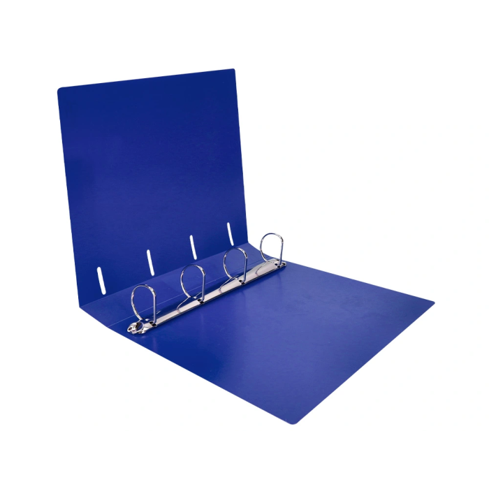 Liderpapel Carpeta 4 Anillas 40 mm Polipropileno Din A4 Azul Translucido 7