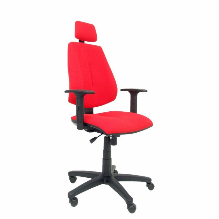 Silla de Oficina con Cabecero Montalvos Piqueras y Crespo LI350CB Rojo Silla de Oficina con Cabecero Montalvos Piqueras y Crespo LI350CB Rojo
