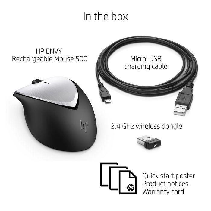 HP ENVY Ratón Inalámbrico Recargable 500 de Alta Precisión y Diseño Ergonómico para Oficina y Hogar 9 HP ENVY Ratón Inalámbrico Recargable 500 de Alta Precisión y Diseño Ergonómico para Oficina y Hogar 9
