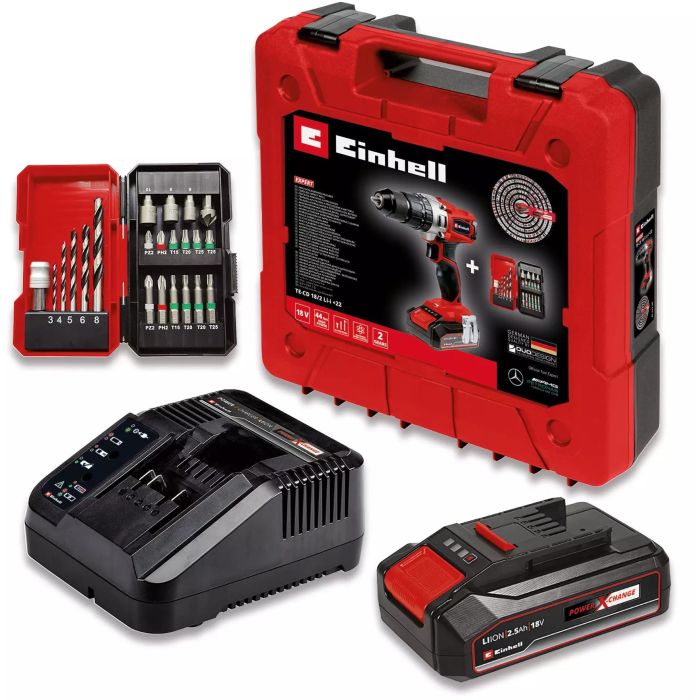 Einhell TE-CD 18/2 Li 2.5 Ah Akku-Bohrschrauber 1