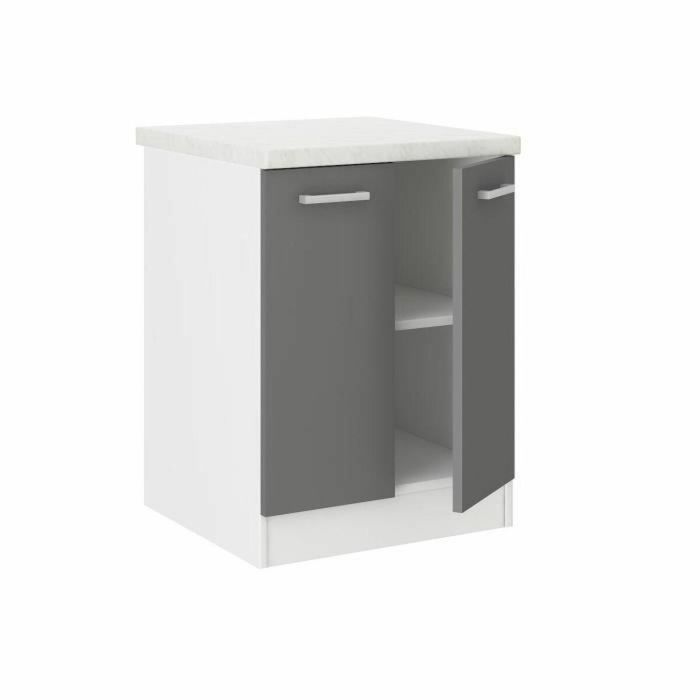 Mueble Auxiliar Gris Plástico Melamina PVC 1