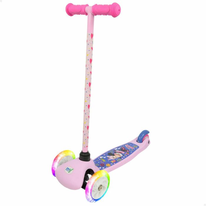 Patinete Scooter Minnie Mouse Goma Metal Plástico