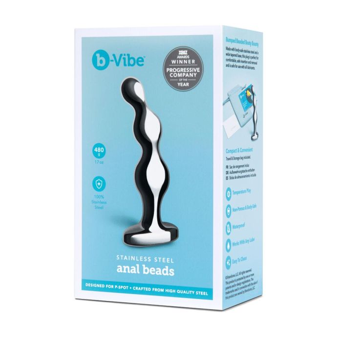 Plug Anal B-Vibe Plateado 1 Plug Anal B-Vibe Plateado 1