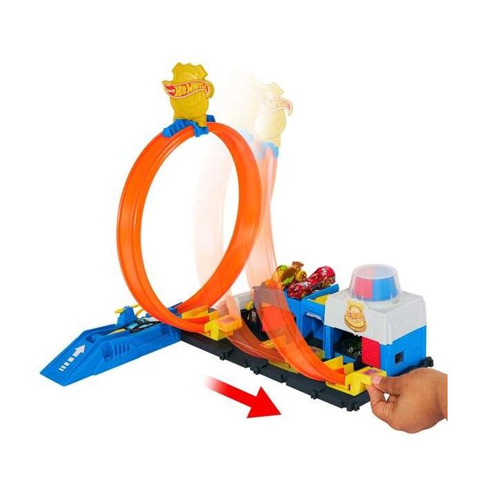 Mattel Hot Wheels City Super Estación de Policía Pista para Coches de Juguete +4 Años 5