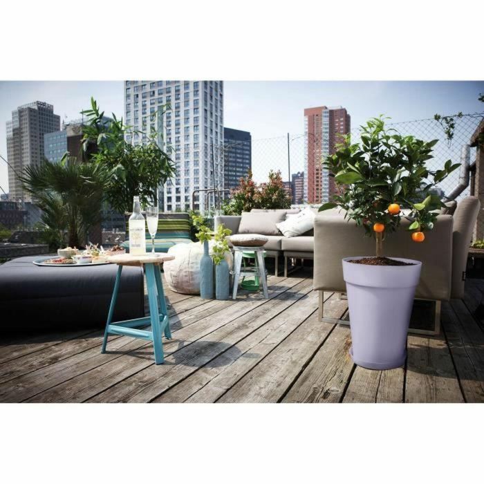 Maceta - Elho - Loft Urban Redonda - Altura 35 - Morado - L 34 x An 33,5 x Al 45 cm - Exterior - 100% reciclado 3 Maceta - Elho - Loft Urban Redonda - Altura 35 - Morado - L 34 x An 33,5 x Al 45 cm - Exterior - 100% reciclado 3