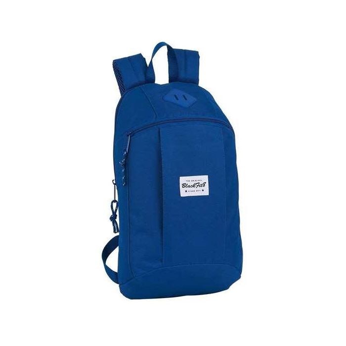 Safta Mini Mochila Blackfit8 Oxford Azul Oscuro