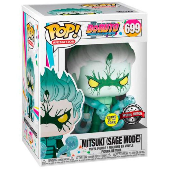 Funko Pop Boruto Mitsuki Sage Mode - Brilla en la Oscuridad - Figura de Vinilo de 9cm 1 Funko Pop Boruto Mitsuki Sage Mode - Brilla en la Oscuridad - Figura de Vinilo de 9cm 1