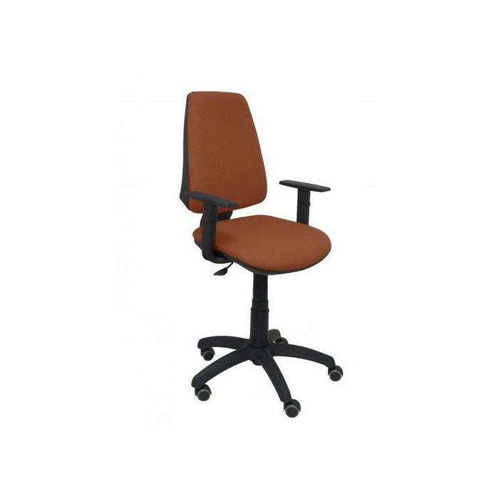 Silla Piqueras Y Crespo Elche Cp Brazos Regulables Mecanismo Contacto Permanente Regulacion De Profundidad Ruedas De Parquet Asiento Y Respaldo Tapizado Bali Marron
