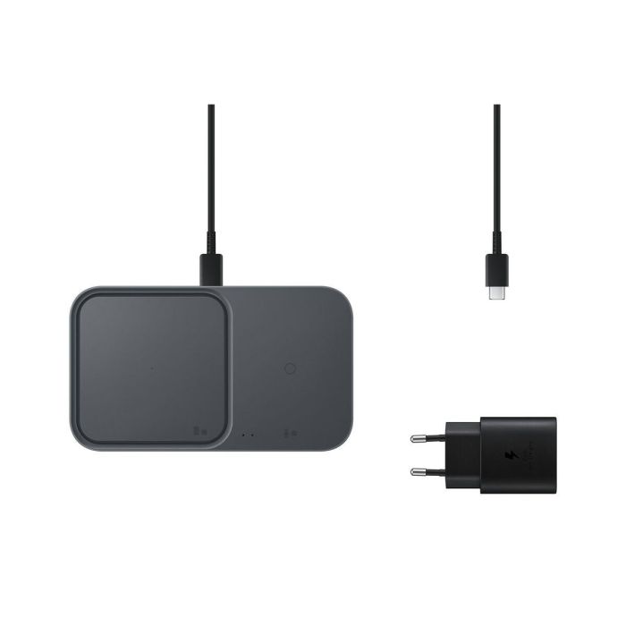 Samsung DUO Almohadilla de Inducción Plana Inalámbrica Carga Rápida 15W para Reloj Negro 2