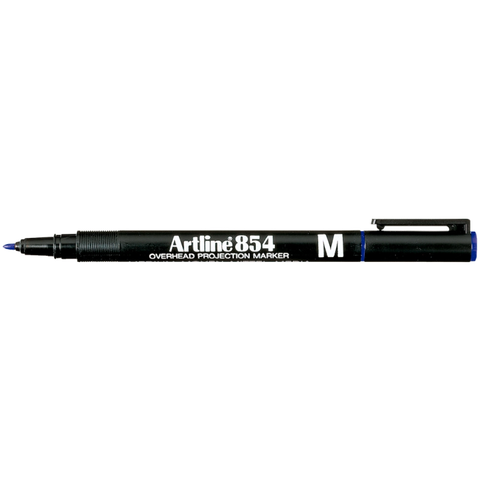 Artline EK-854 Rotulador Permanente Punta Redonda 1 mm Azul para Proyecciones 1
