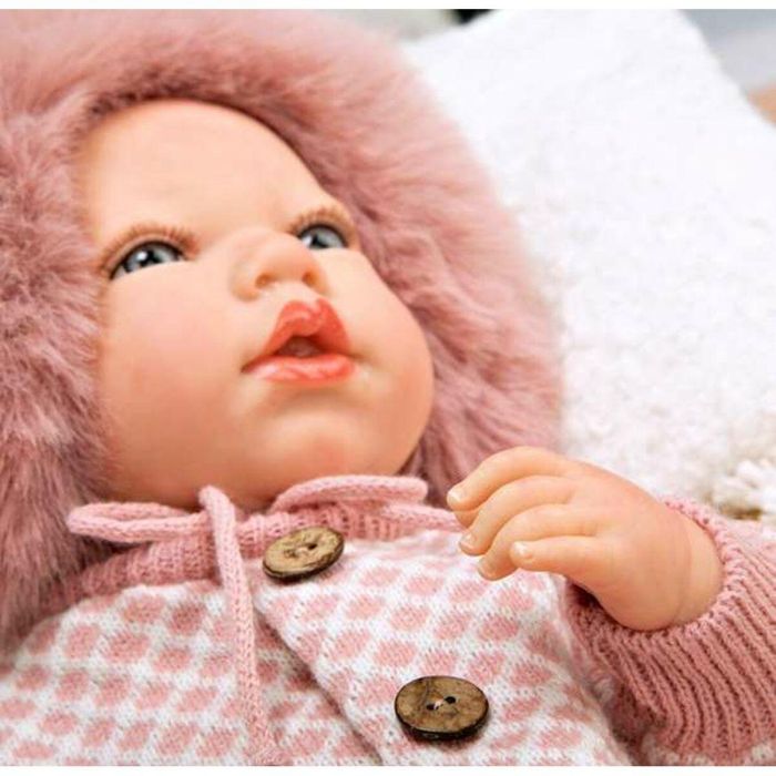 Muñeca reborn manuela con bolso y cojin 40 cm cuerpo blando 5 Muñeca reborn manuela con bolso y cojin 40 cm cuerpo blando 5