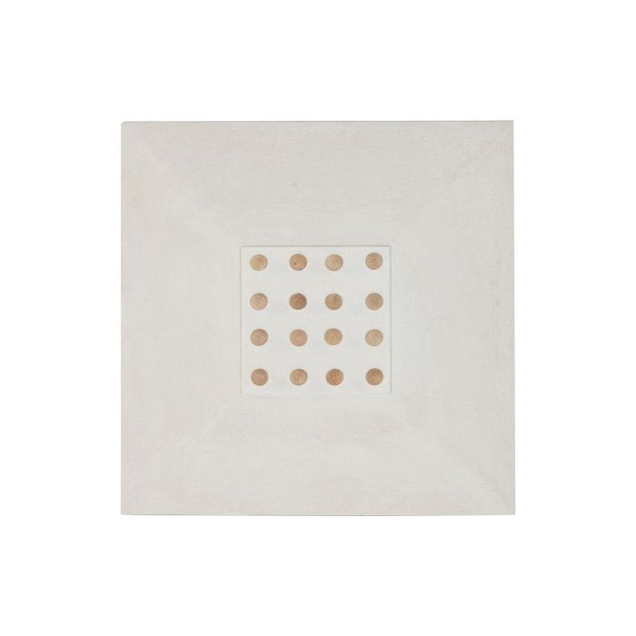 DKD Home Decor Decoración Pared Scandi Blanco Natural 80x80x6 cm Bolitas de MDF y Abeto 0 DKD Home Decor Decoración Pared Scandi Blanco Natural 80x80x6 cm Bolitas de MDF y Abeto 0