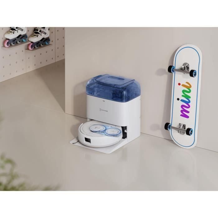 Ecovacs Aspiradora robot DEEBOT MINI 9.000 Pa ZeroTangle 2.0 TrueMapping 2.0 Secado 45° Vaciado automático 3