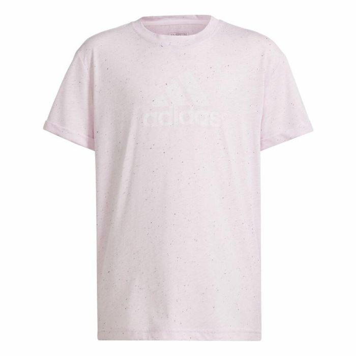 Camiseta de Manga Corta Infantil Adidas G Fi Bl Rosa Camiseta de Manga Corta Infantil Adidas G Fi Bl Rosa