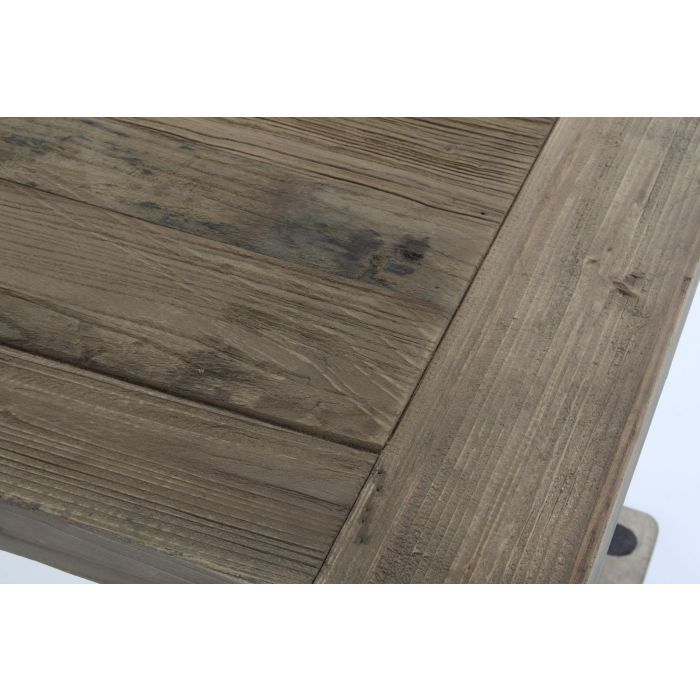 Mesa Vintage DKD Home Decor Natural Negro 100 x 78 x 200 cm 4