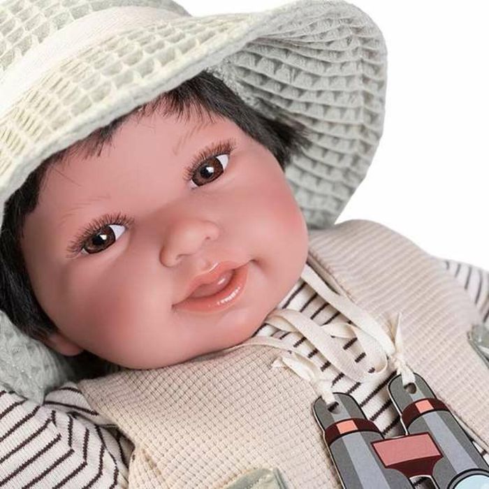 Muñeco recíen nacido pipo explorador 42 cm cuerpo tela 2 Muñeco recíen nacido pipo explorador 42 cm cuerpo tela 2