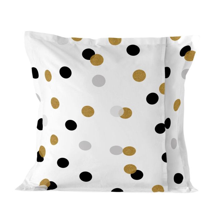 Funda de cojín HappyFriday Blanc Golden Dots Multicolor 60 x 60 cm 3