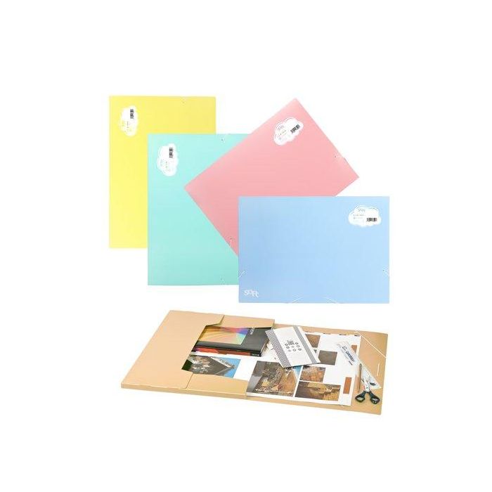 Carpeta De Dibujo Carchivo Soft Pp Gomas Y Solapas A3-Xxl Surtido (5 Col.)