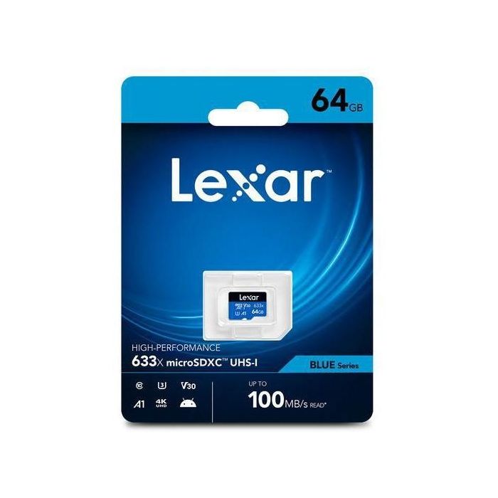 Tarjeta Micro SD Lexar LMS0633064G-BNNNG 64 GB 1