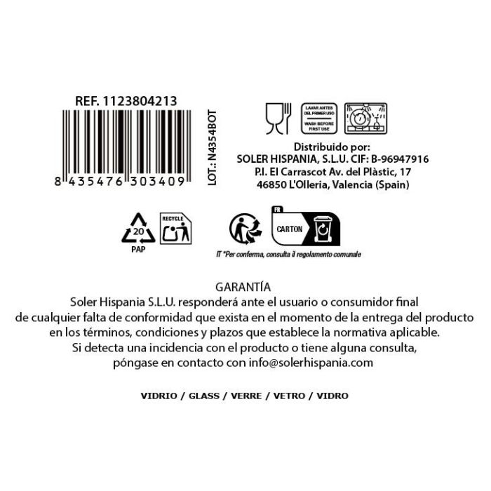 Mug Ariza 290 ml - La Mediterranea (48 Unidades) 1 Mug Ariza 290 ml - La Mediterranea (48 Unidades) 1