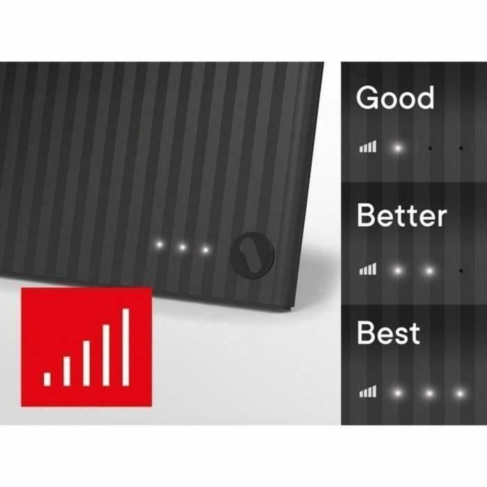 One For All Antena interior amplificada UNA PARA TODOS, alcance de recepción de 25 km, señal brillante 2