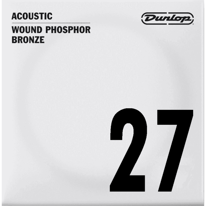 Cuerda Acústica Dunlop 92/8 Phosphor Bronze .027 0 Cuerda Acústica Dunlop 92/8 Phosphor Bronze .027 0