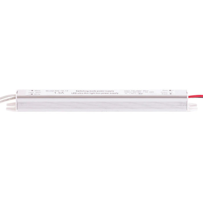 Transformador LED Ultrafino 18W 12VDC 110V-220V AC IP20 [CP-18-12_220 IP21] 2