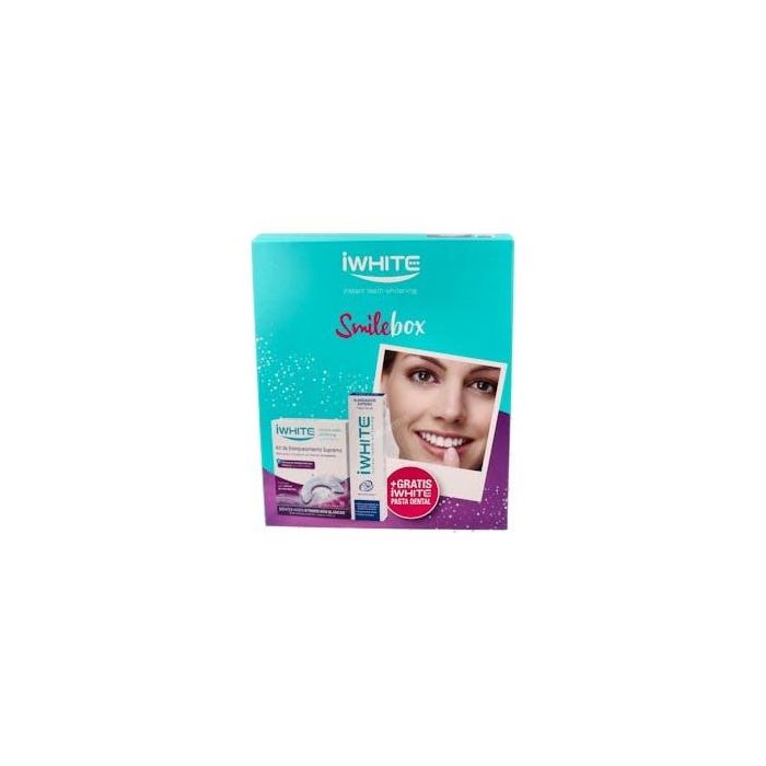 IWHITE Kit Blanqueamiento Supremo 7 con 10 Moldes y Pasta Dental