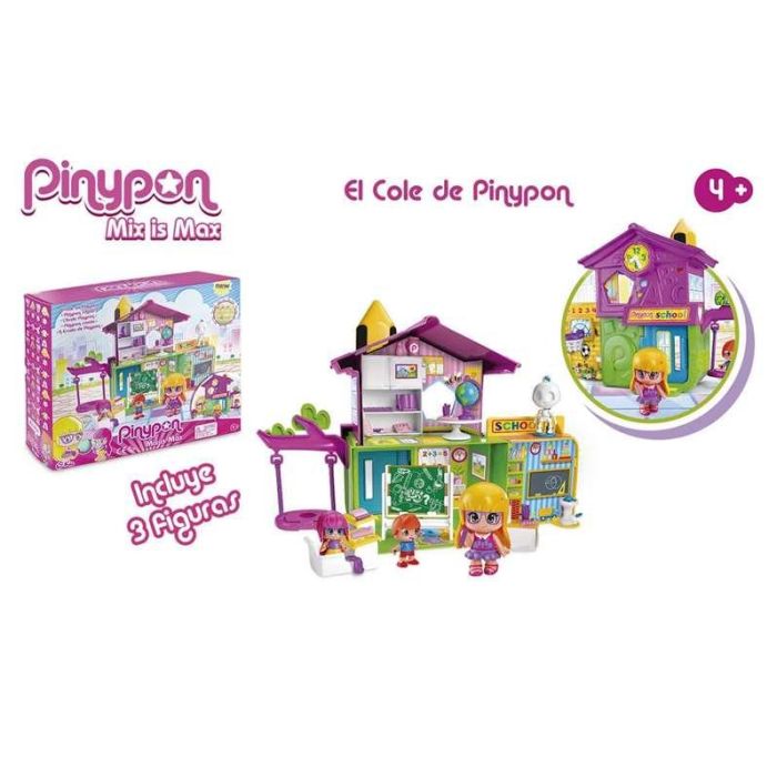 Cole pinypon con 2 caras de juego incluye 33 accesorios 7