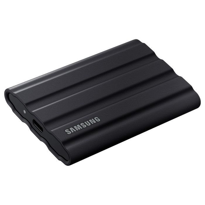 Samsung MU-PE2T0S Portable SSD T7 Shield 2TB USB 3.2 Gen 2, 1050 MB/s Lectura, 1000 MB/s Escritura, Resistente Agua y Polvo, Negro