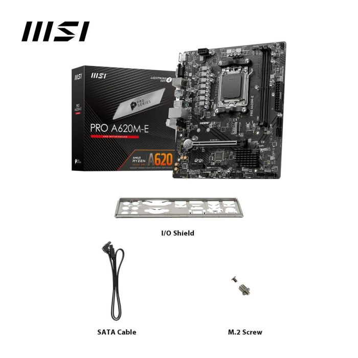 MSI Placa Base A620M-E Pro mATX AM5 14 MSI Placa Base A620M-E Pro mATX AM5 14