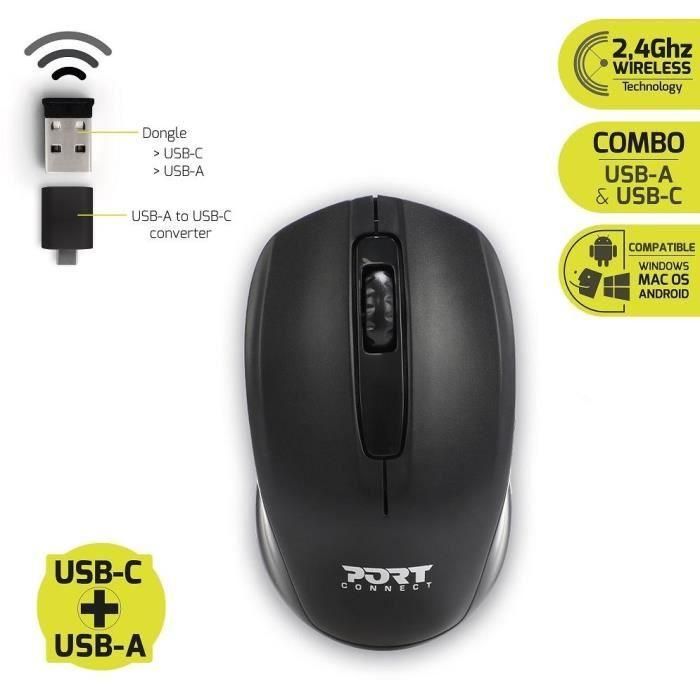 PAQUETE PREMIUM: bolsa para portátil 15 + ratón inalámbrico + adaptador Dungle USB y tipo C 4 PAQUETE PREMIUM: bolsa para portátil 15 + ratón inalámbrico + adaptador Dungle USB y tipo C 4